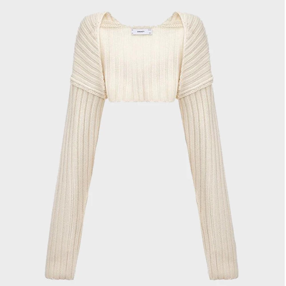 Simonett Sweater Sleeve White